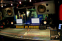 Control room view into live room